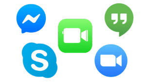 Popular video app logos