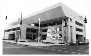 library building in 1976
