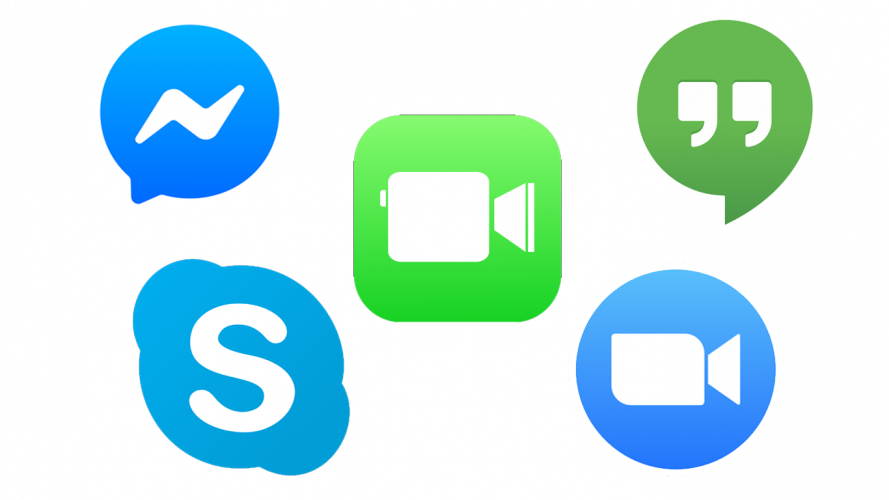 Popular video app logos